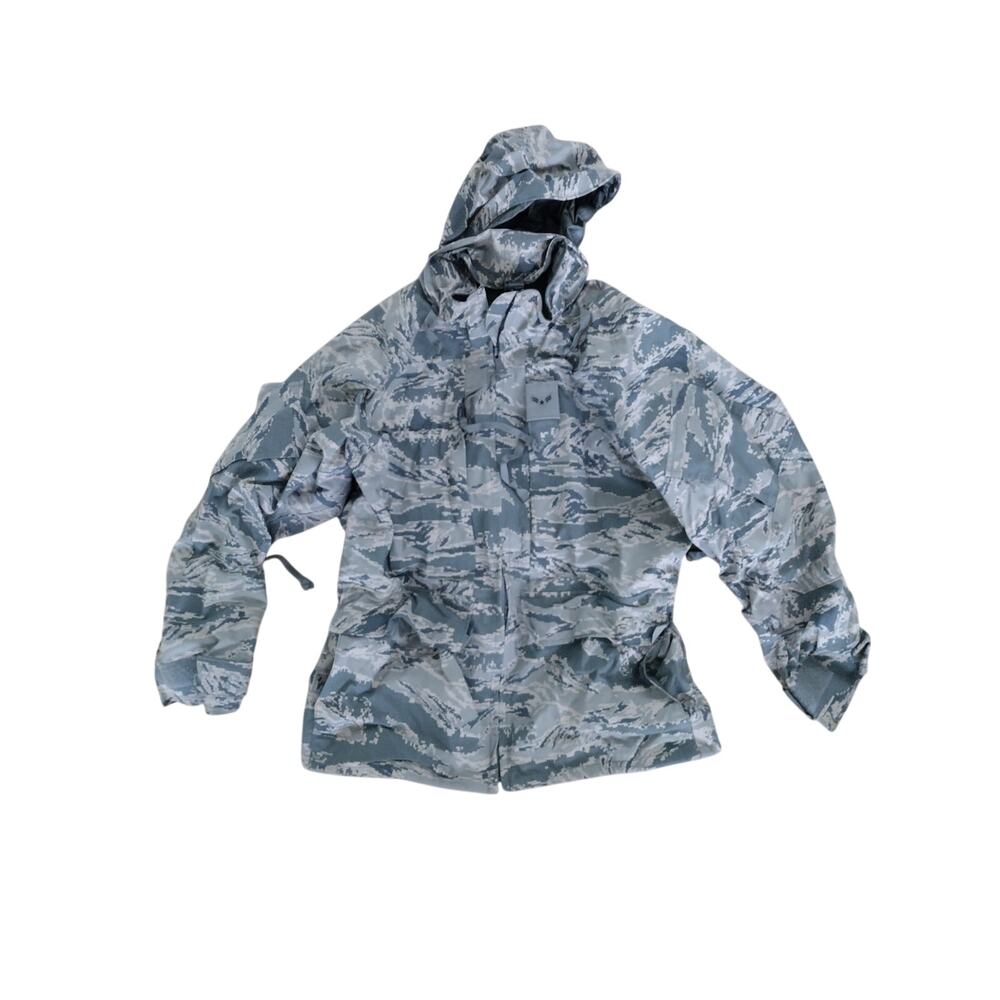 USAF APECS Parka Tiger Stripe Camo GoreTex Jacket Medium Short 8415-01-547-3508